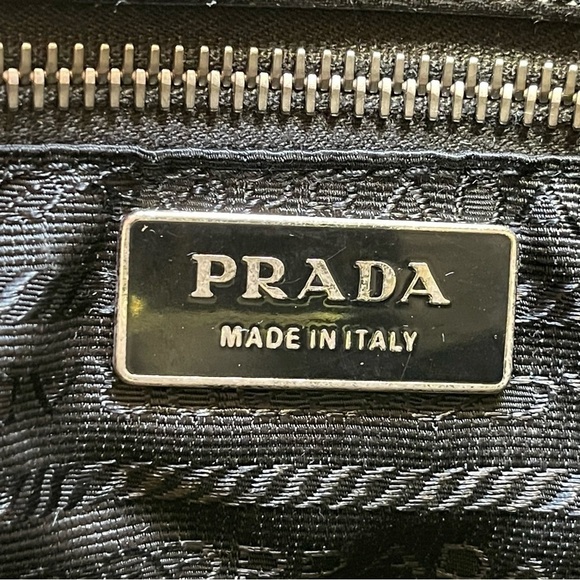 PRADA Nylon Leather Trimmed Tessuto Shouder Bag - Picture 9 of 16